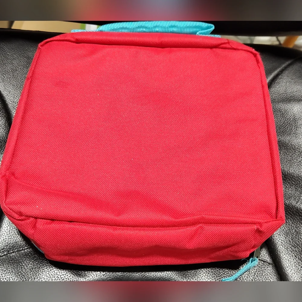 Disney Elena Of Avalor Lunch Bag, Red and Blue, 9 in tall, 8 in wide, 3 in deep